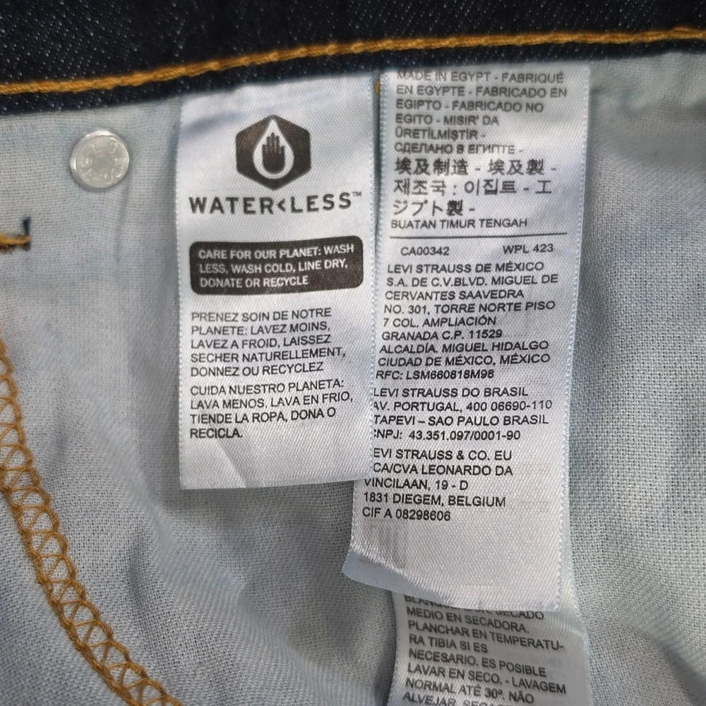 Levi's Jeans 550 Men's Big Tall Size 44x34 Relaxed Straight Stretch Denim NEW